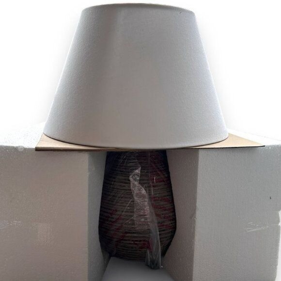 23" Assembled Resin Table Lamp Tan/Neutral - Threshold Studio McGee - Target - Picture 7 of 8